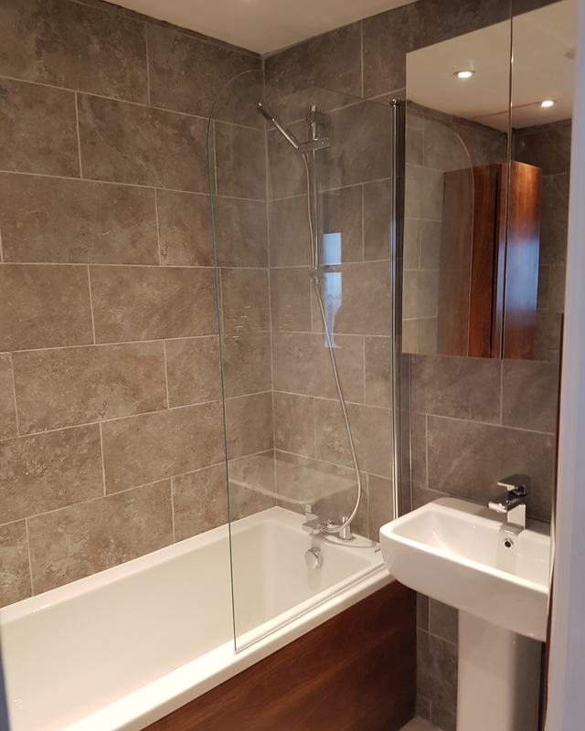 Bath and walk-in shower, Saltdean