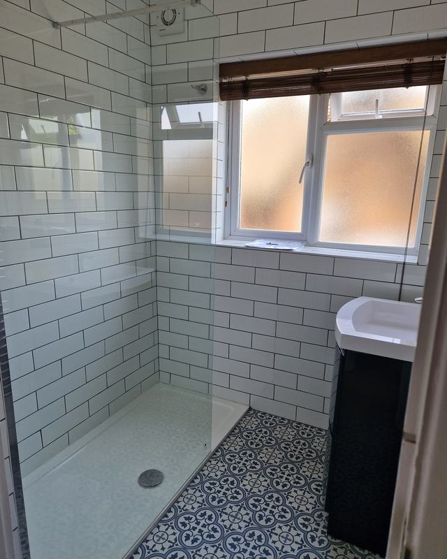 Bath swapped for a walk-in shower, Withdean